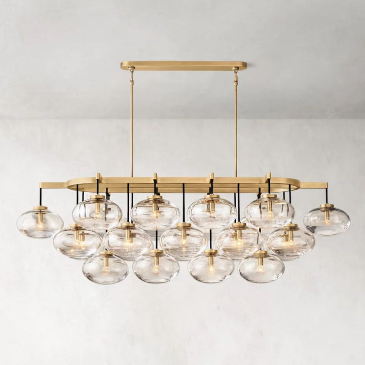 Cabrette Linear Chandelier 72" For Living Room