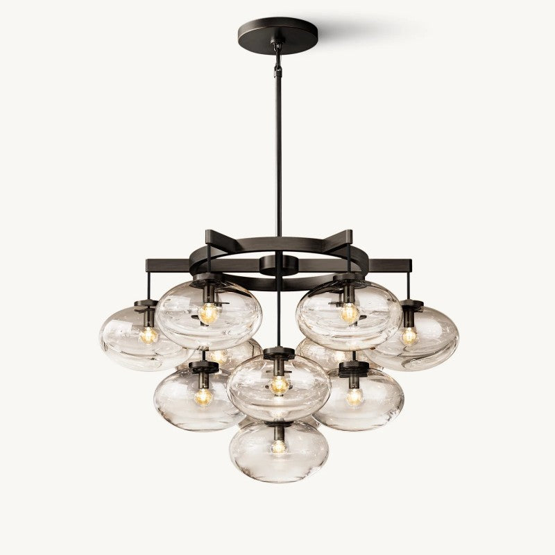 Cabrette Round Chandelier 36"
