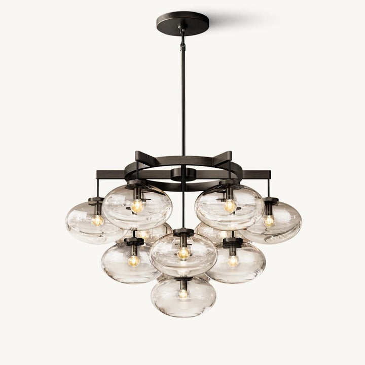 Cabrette Round Chandelier 36"