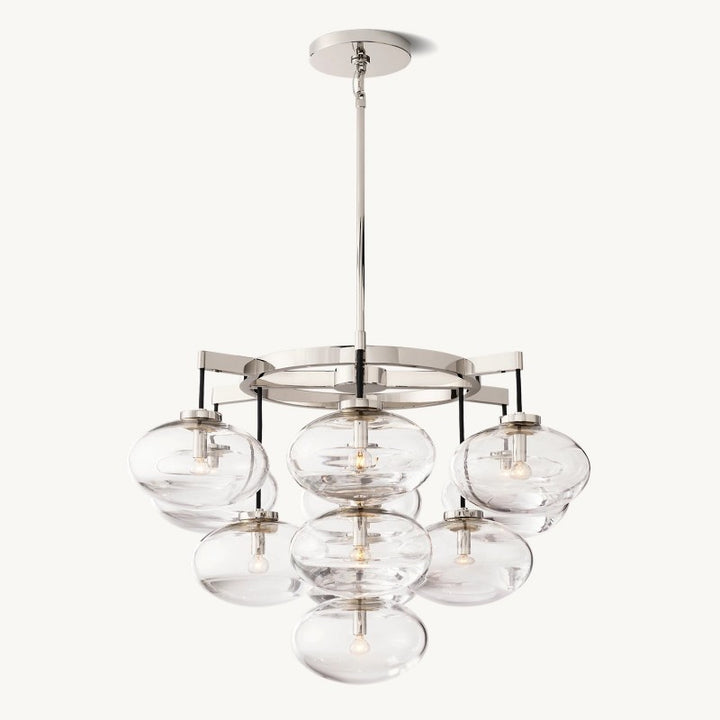 Cabrette Round Chandelier 36"