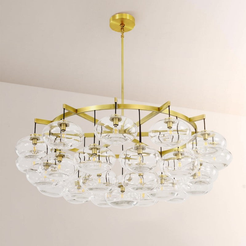 Cabrette Round Chandelier 60"