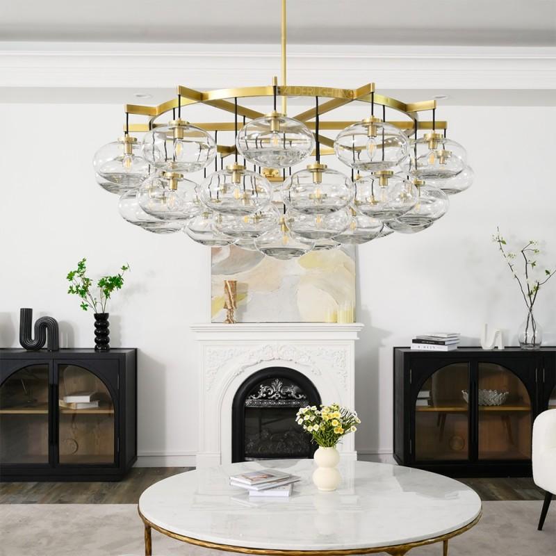 Cabrette Round Chandelier 60"