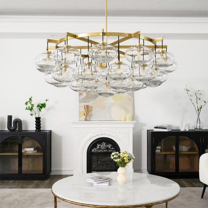 Cabrette Round Chandelier 60"