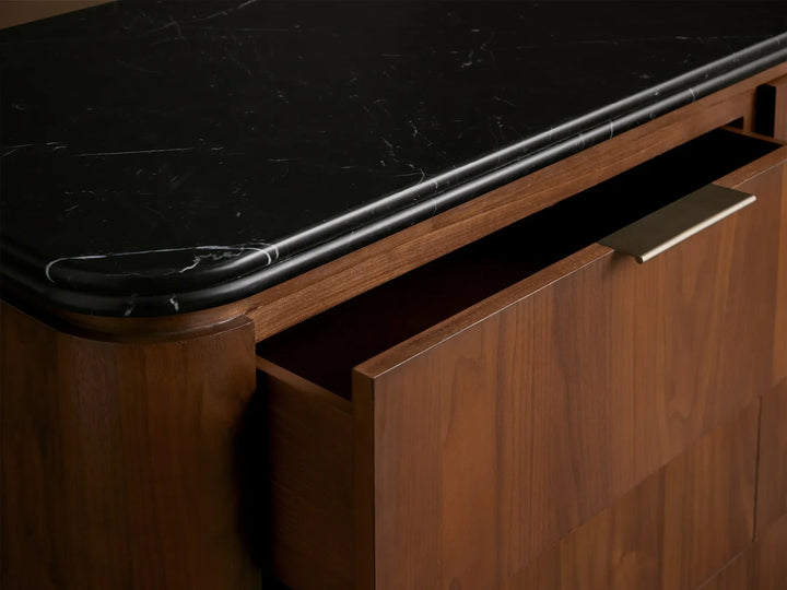 Caden Nine Drawer Dresser with Stone Top