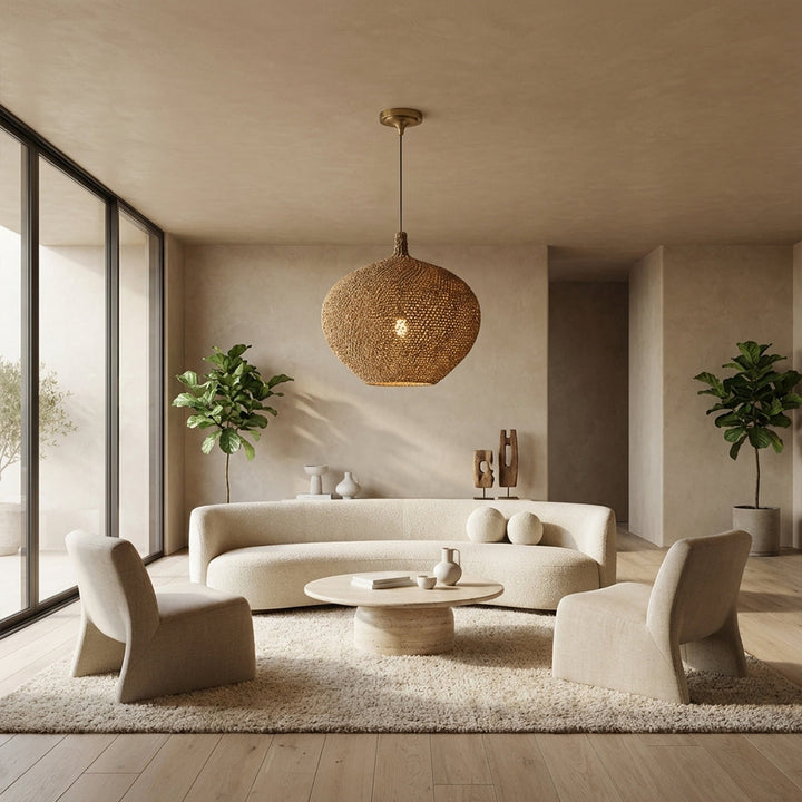 Cleiro Crocheted Seagrass Pendant