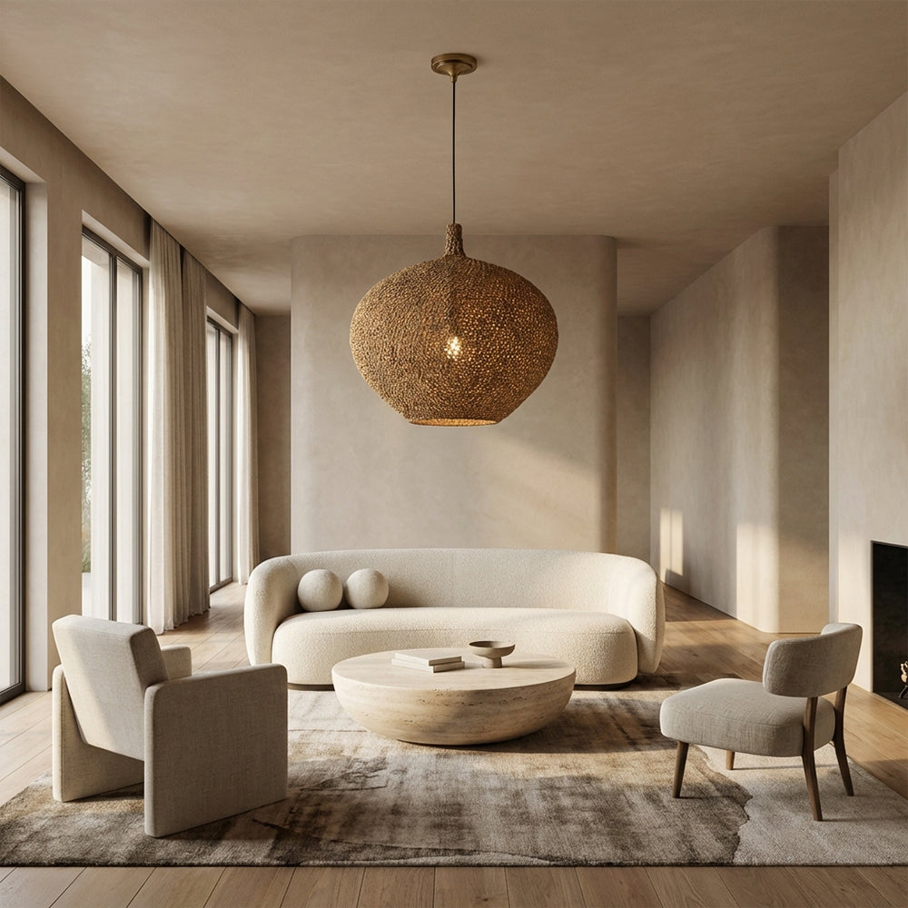 Cleiro Crocheted Seagrass Pendant