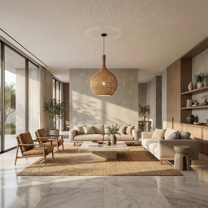 Cleiro Crocheted Seagrass Pendant