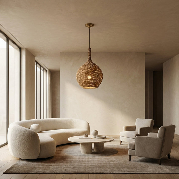 Cleiro Crocheted Seagrass Pendant