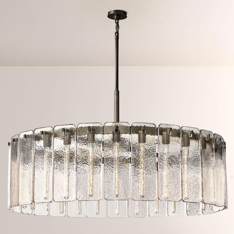 Calama Glass Round Chandelier 48"