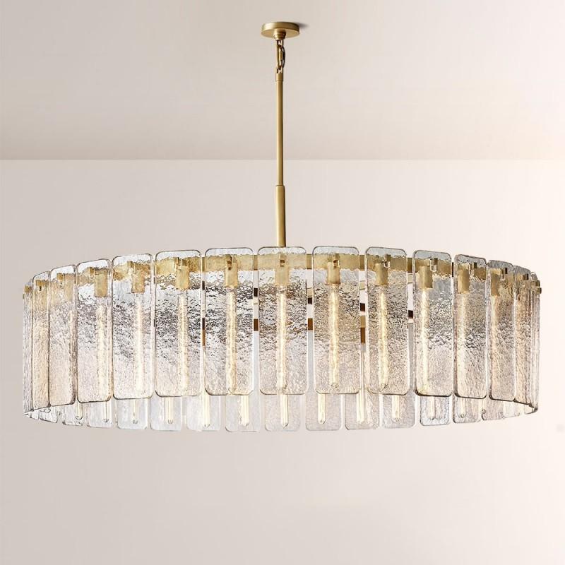 Calama Glass Round Chandelier 60"