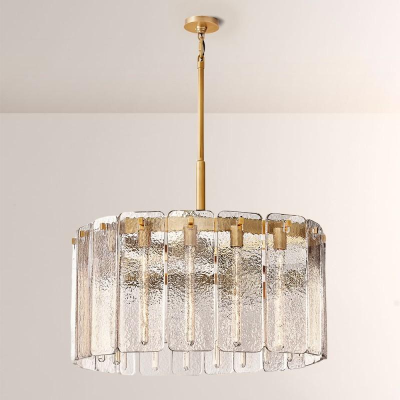 Calama Glass Round Chandelier 36"