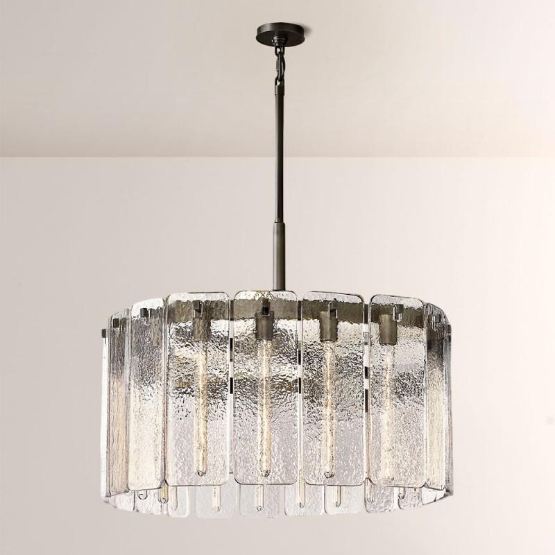 Calama Glass Round Chandelier 36"