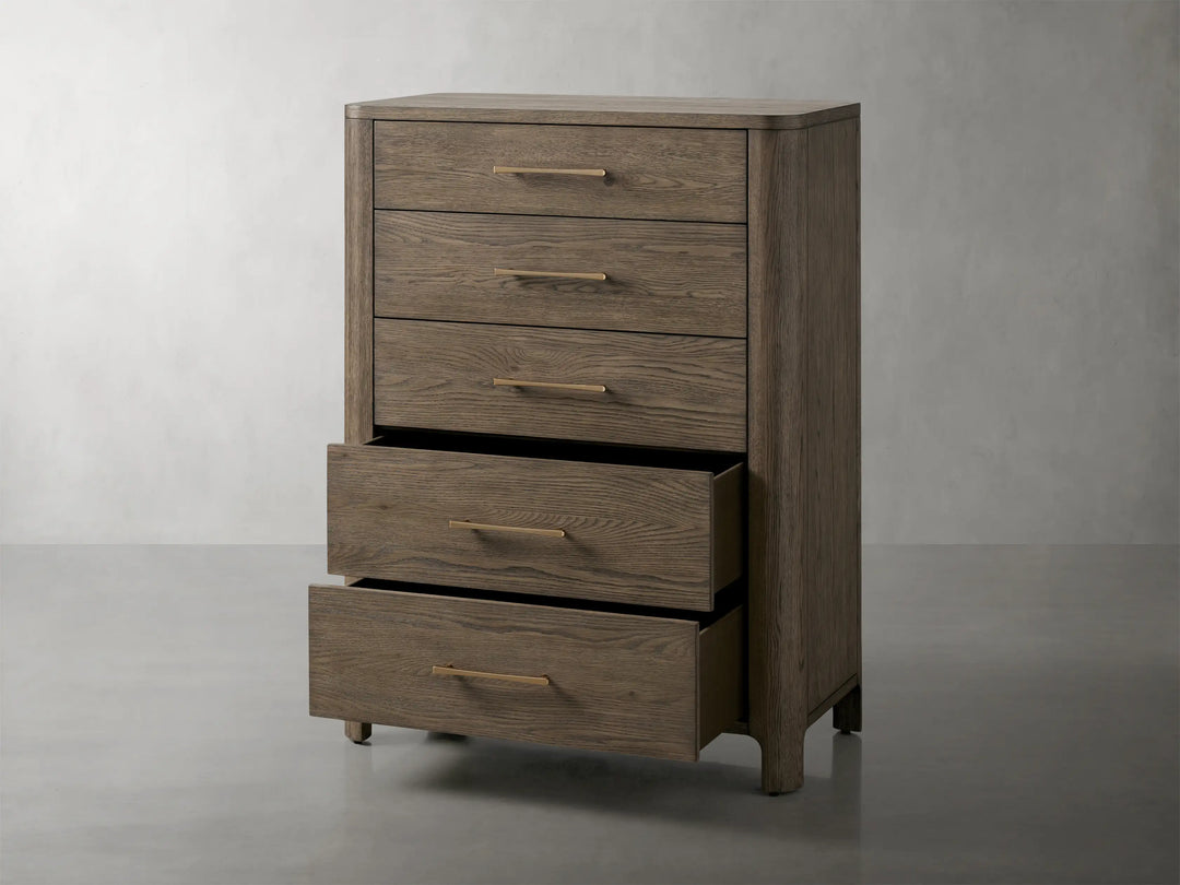 Carllie Five Drawer Dresser