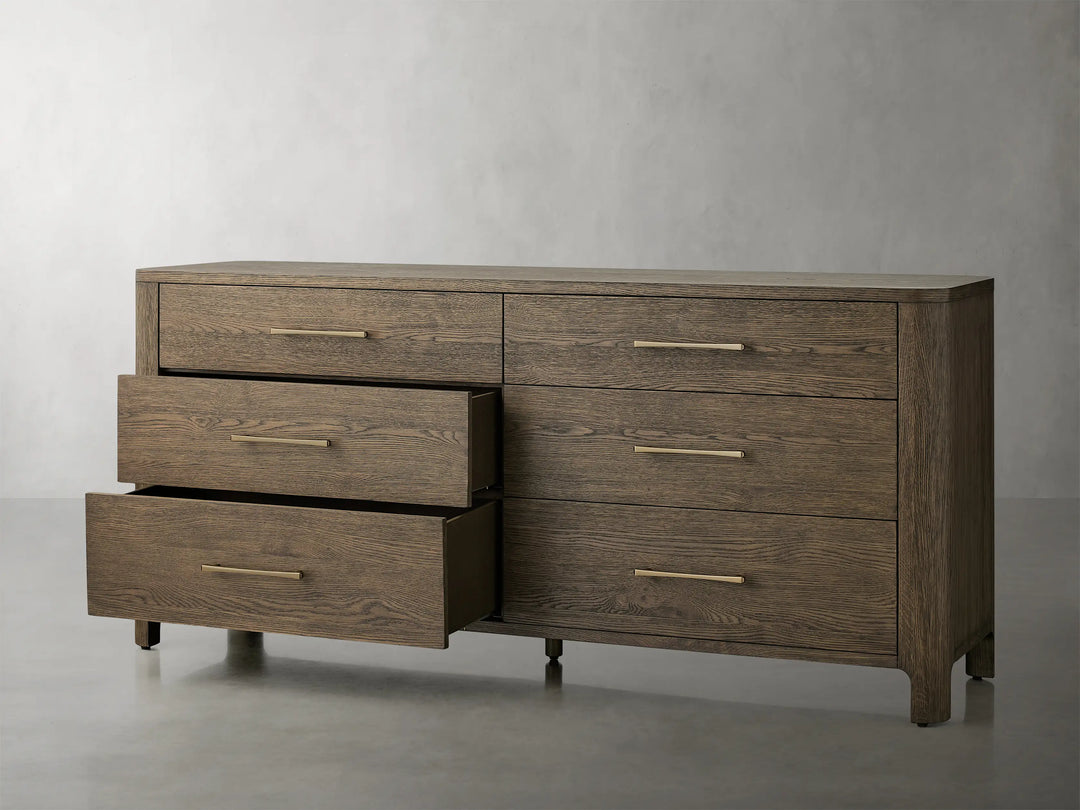 Carllie Six Drawer Dresser