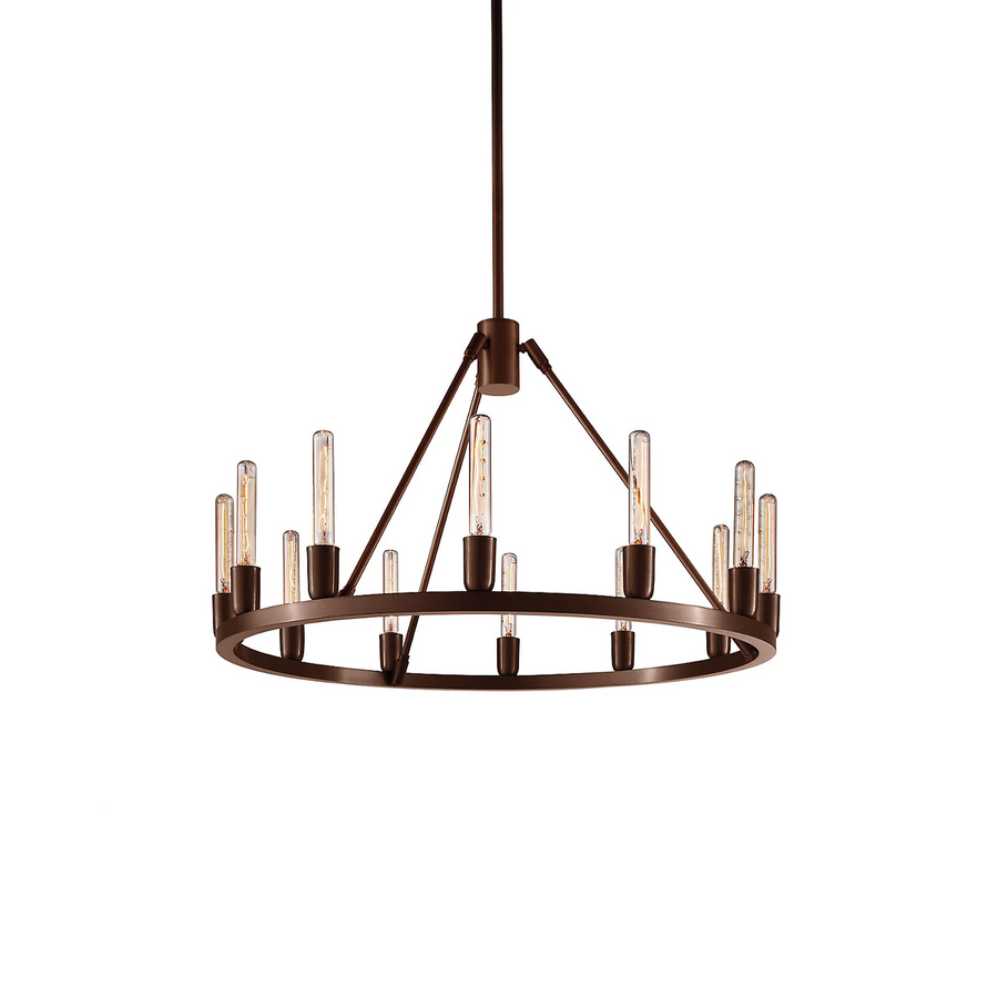 Camo Round Chandelier