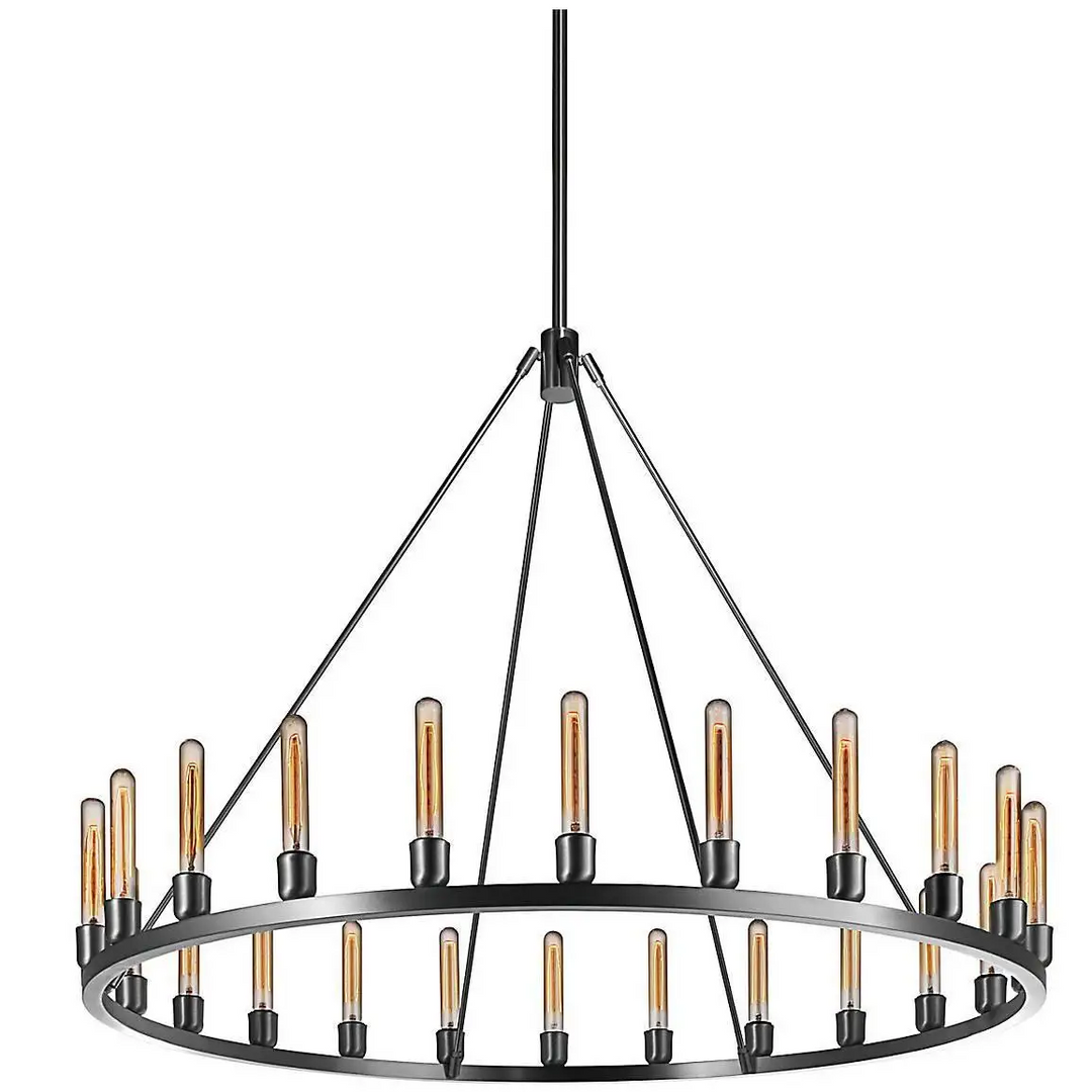 Camo Round Chandelier