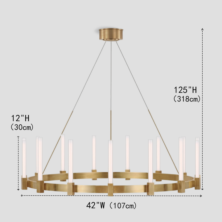 Candlestick Round Chandelier