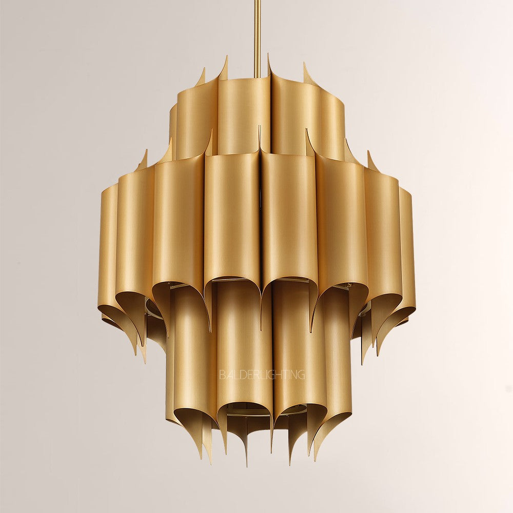 Cathed Sculptural Chandelier 24"