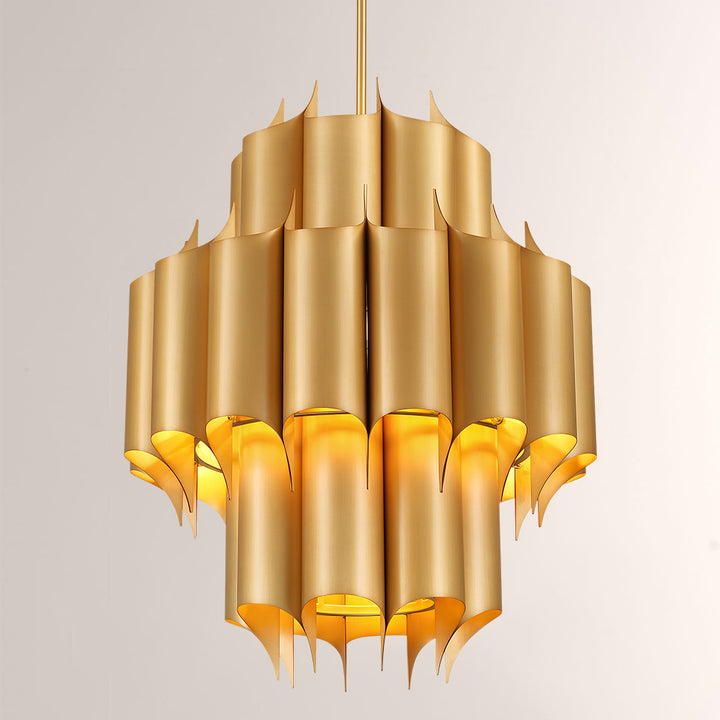 Cathed Sculptural Chandelier 24"