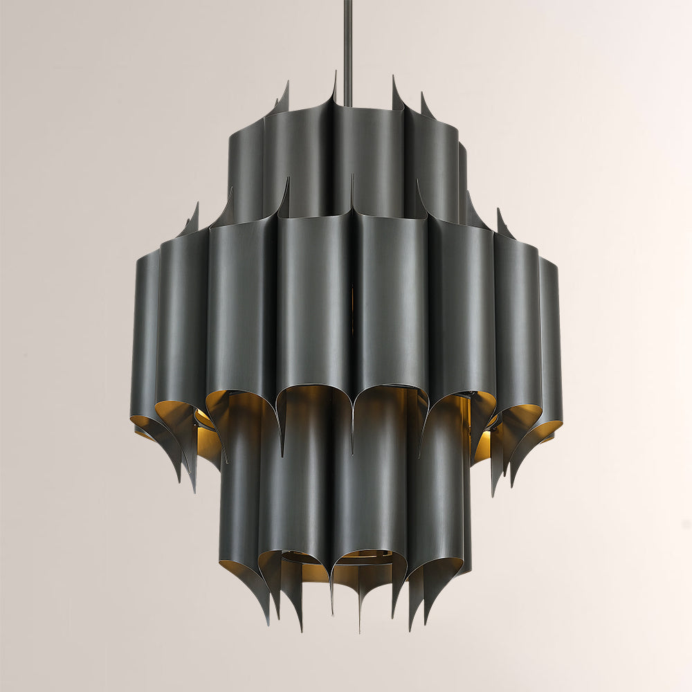 Cathed Sculptural Chandelier 24"