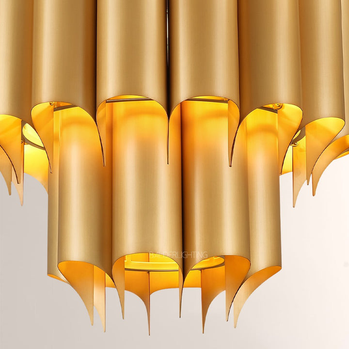 Cathed Sculptural Chandelier 24"