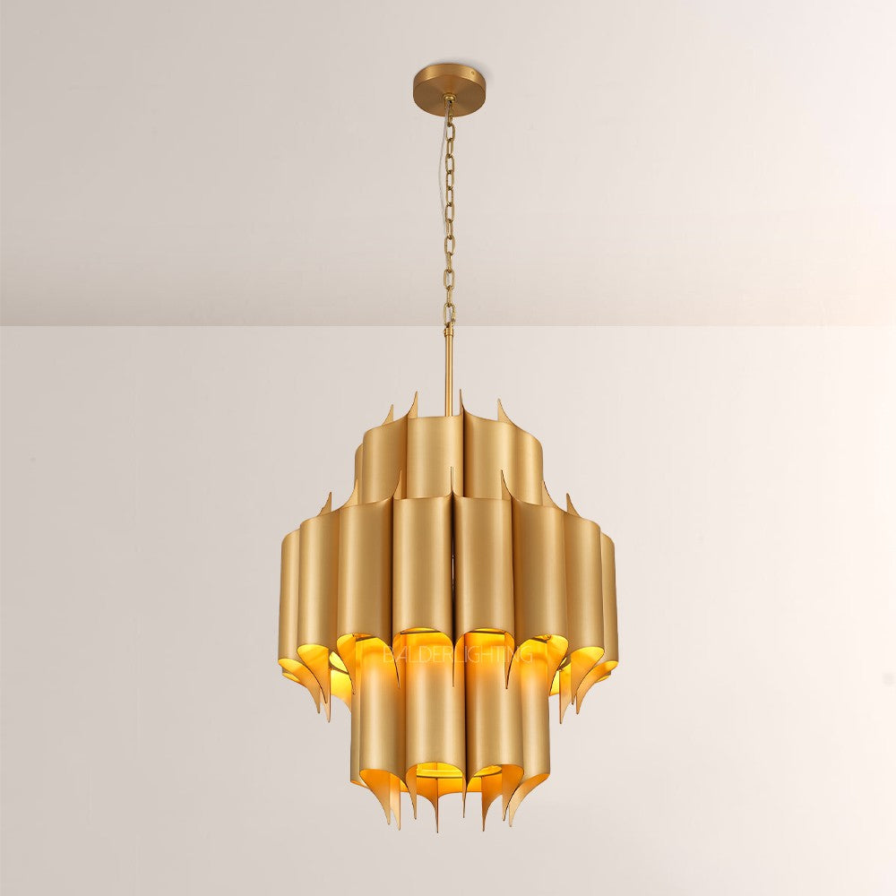 Cathed Sculptural Chandelier 24"