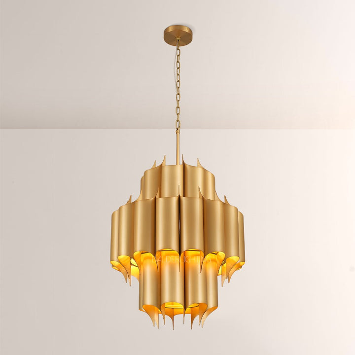 Cathed Sculptural Chandelier 24"