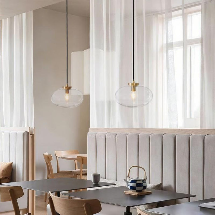 Celeste Clear Glass Pendant