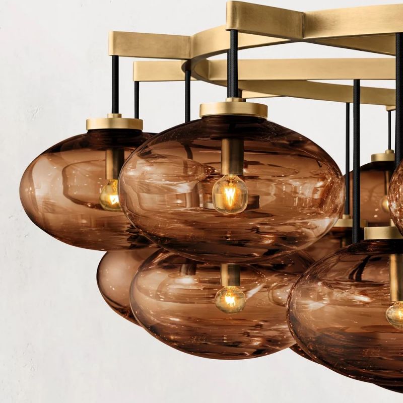 Celeste Round  Living Room Chandelier 60"