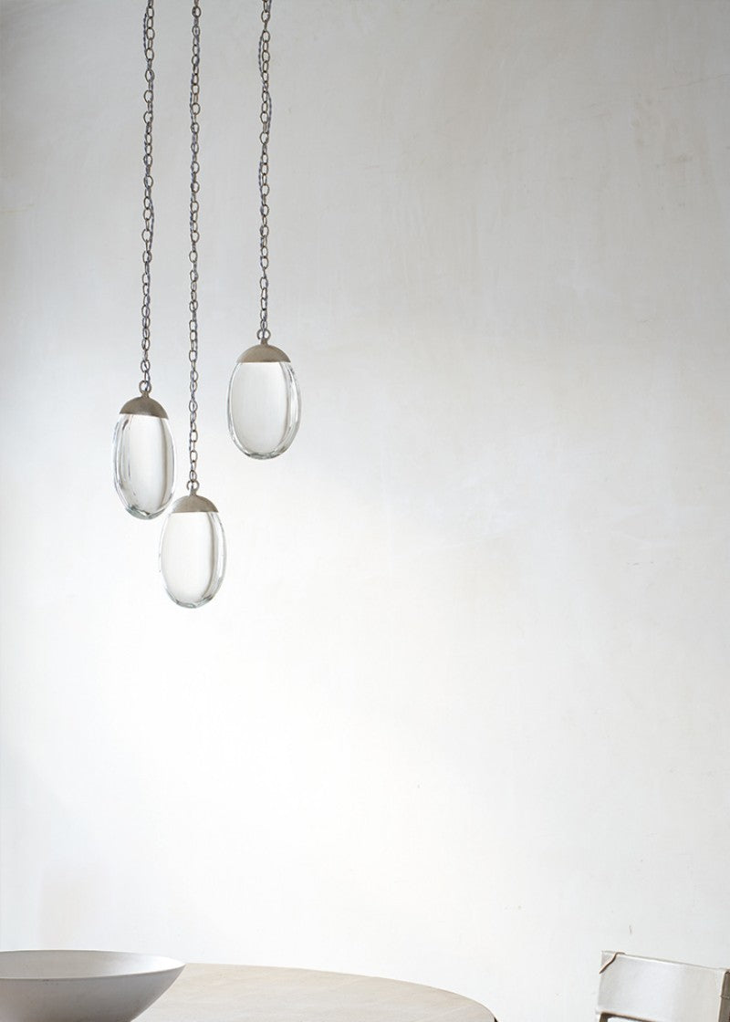 Celestial Pebble Round Chandelier with Chain