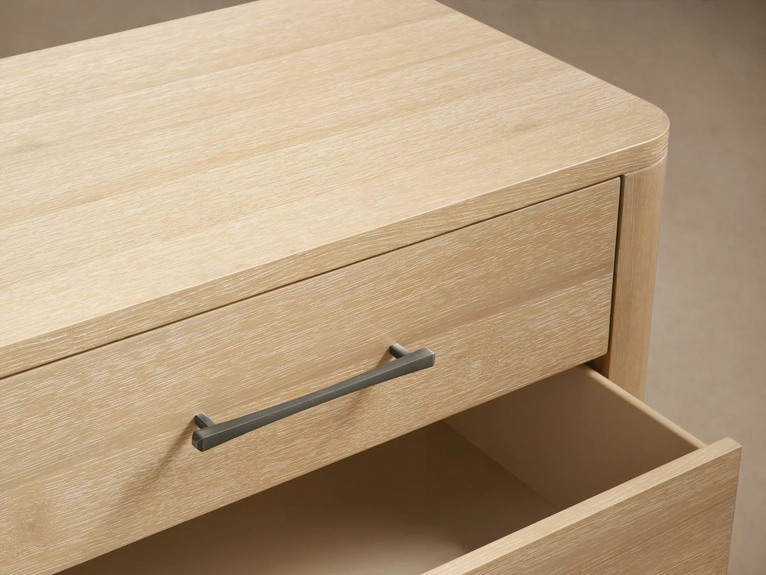 Celira Oak Wood Nine Drawer Dresser