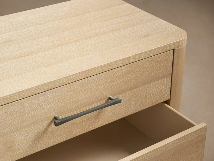 Celira Oak Wood Nine Drawer Dresser