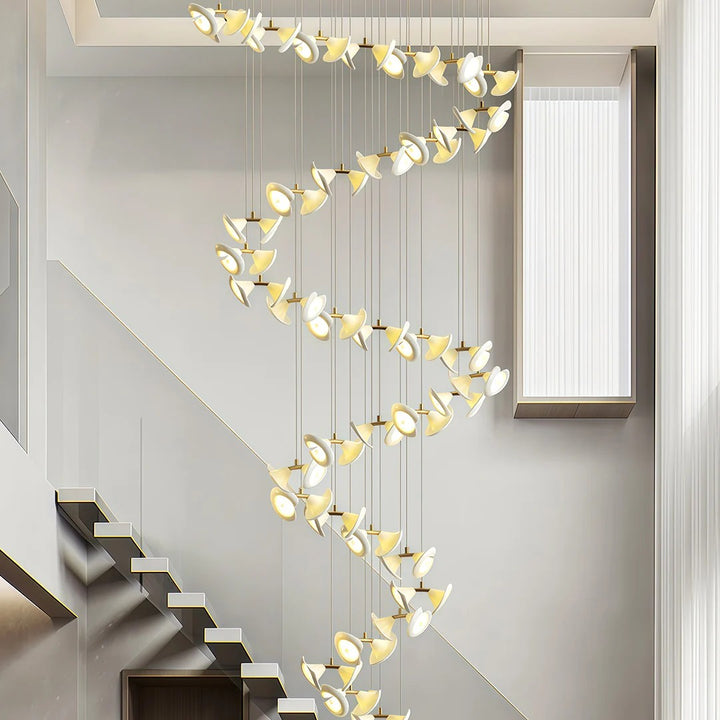 Ceramic Chandeliers Luxury Tulip Flower Ceiling Light