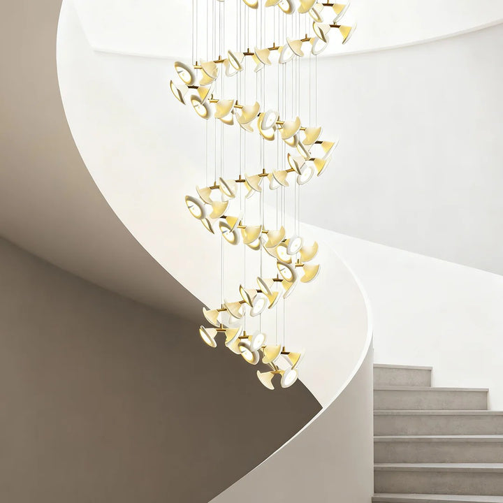 Ceramic Chandeliers Luxury Tulip Flower Ceiling Light