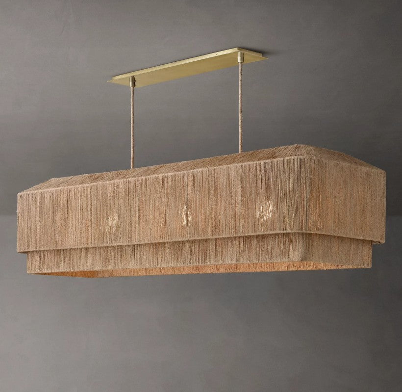 Cevrilk Rectangular Chandelier 54"