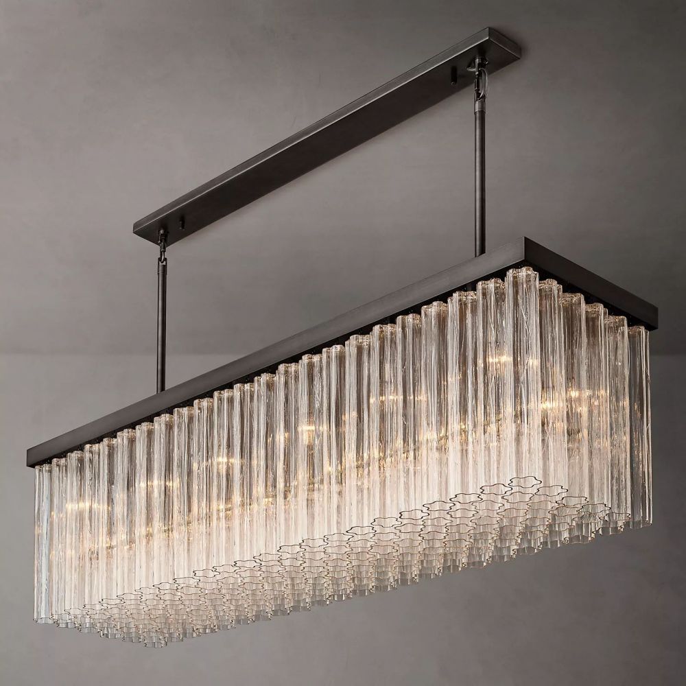 Ancelotti Rectangle Glass Chandelier