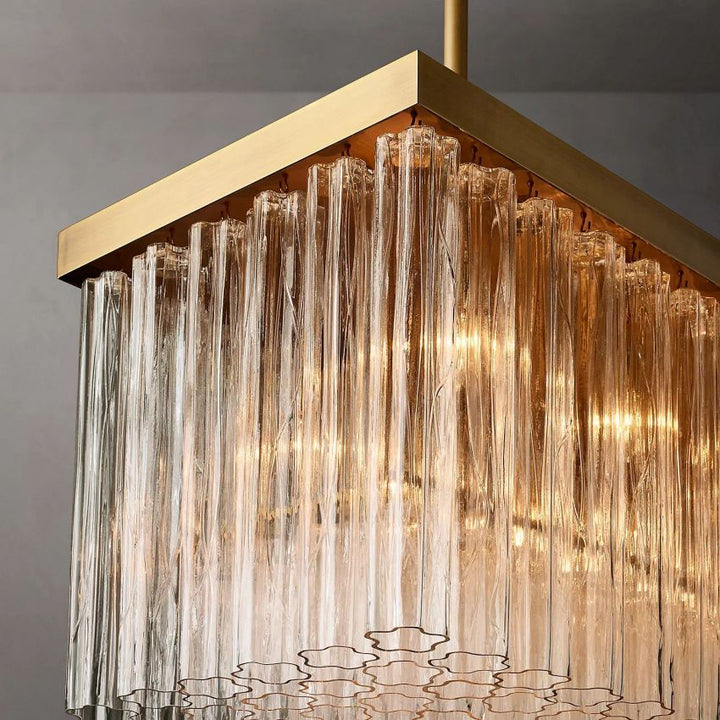 Ancelotti Rectangle Glass Chandelier