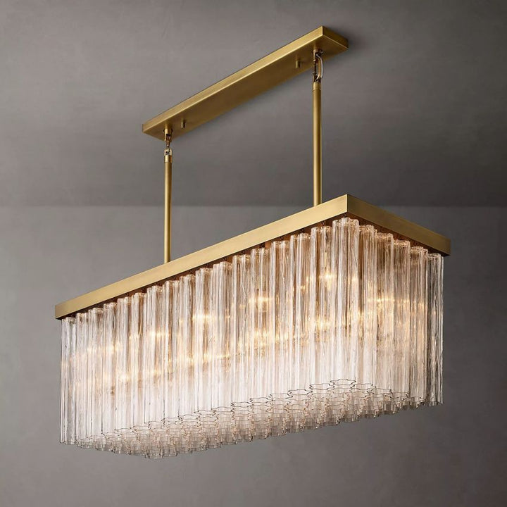 Ancelotti Rectangle Glass Chandelier