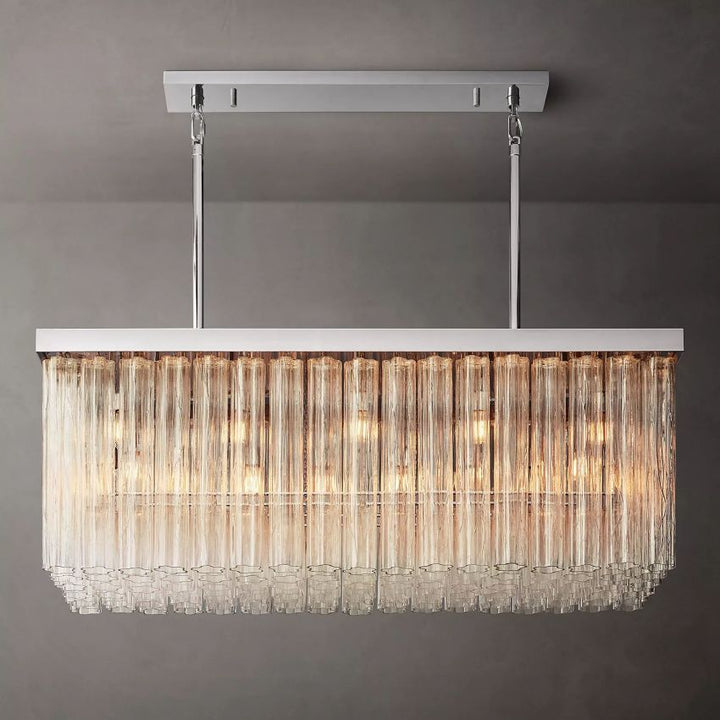 Ancelotti Rectangle Glass Chandelier