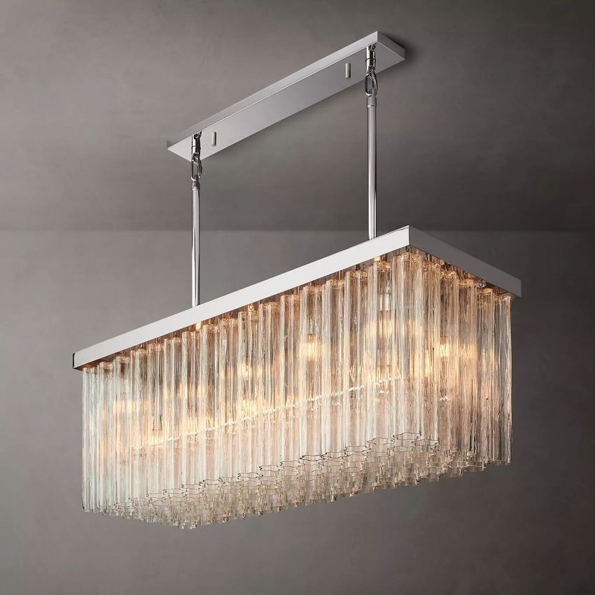 Ancelotti Rectangle Glass Chandelier