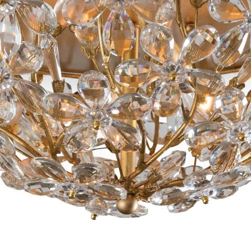 Cherish Crystal Flush Mount for Bedroom