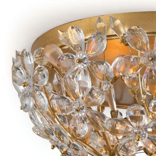 Cherish Crystal Flush Mount for Bedroom