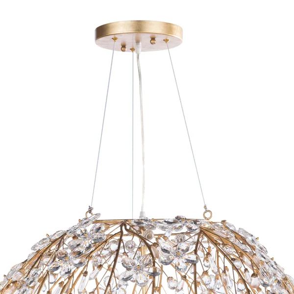 Cherish 8 Lights Spherical Chandelier 30"D