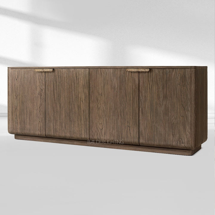 Cira Solid Wood 4-Door Sideboard
