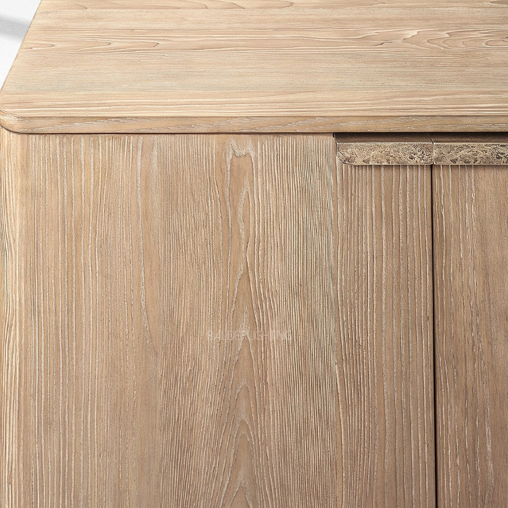 Cira Solid Wood 4-Door Sideboard