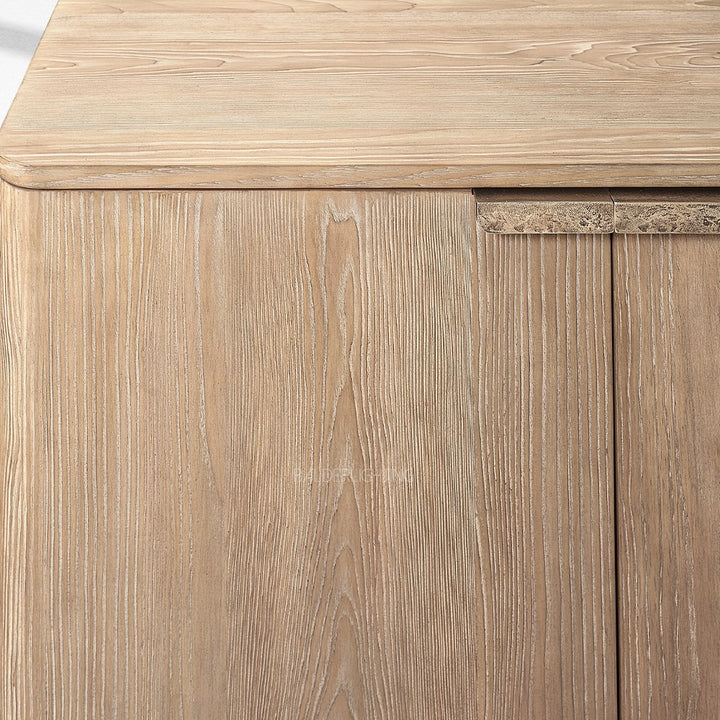 Cira Solid Wood 4-Door Sideboard