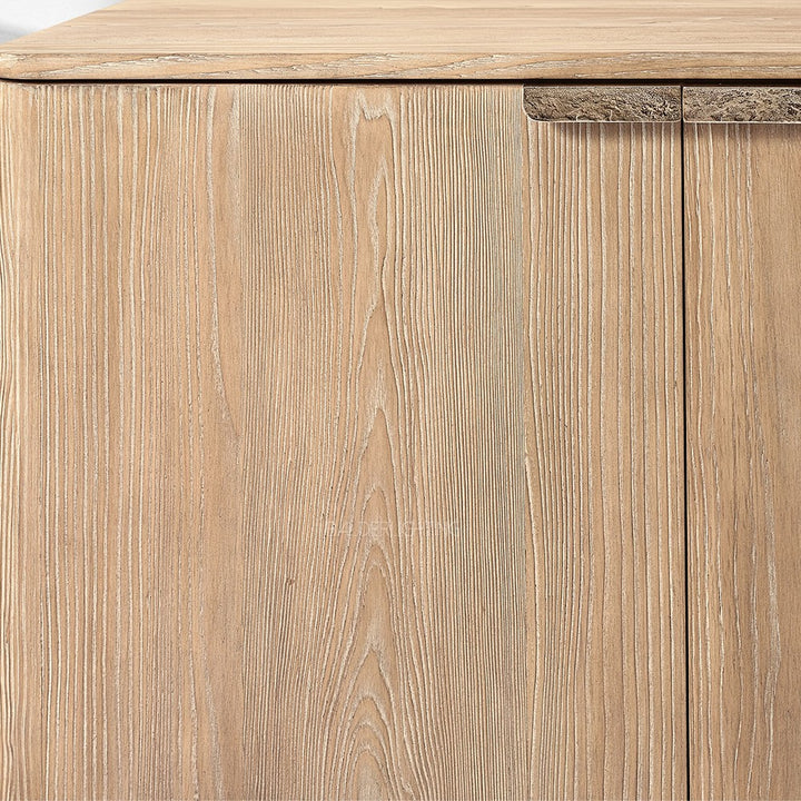 Cira Solid Wood 6-door Sideboard