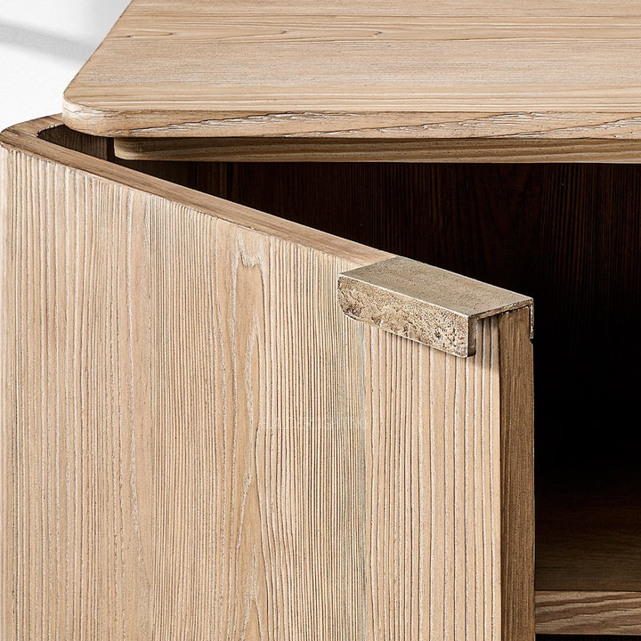 Cira Solid Wood 6-door Sideboard