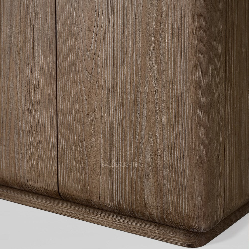 Cira Solid Wood 6-door Sideboard