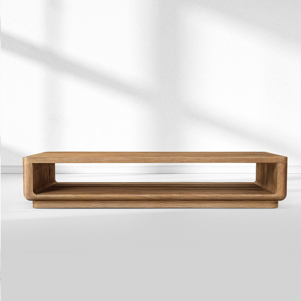 Cira Solid Wood Open Coffee Table